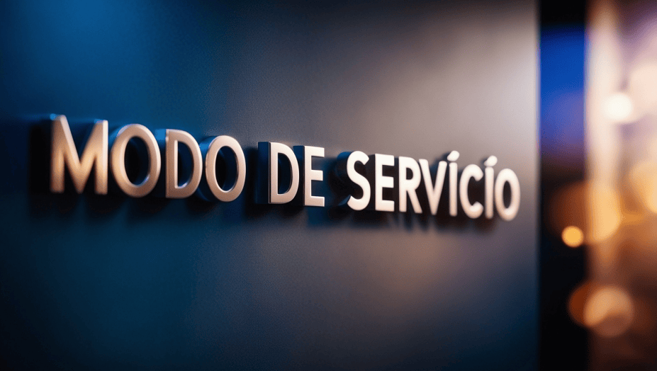 Modo de servicio para Pantallas de Televisión Actualizada