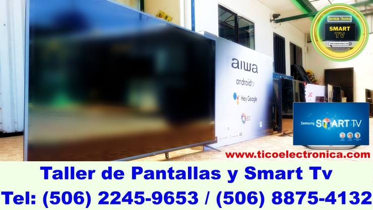 Reparación de pantallas de televisión Smart Tv en Costa Rica.