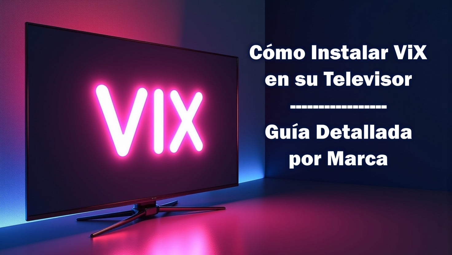 Guía completa para instalar ViX en tu Smart TV (Samsung, LG, Roku). Descubre pasos fáciles, trucos y contenido en español: telenovelas, deportes y más en 2025!