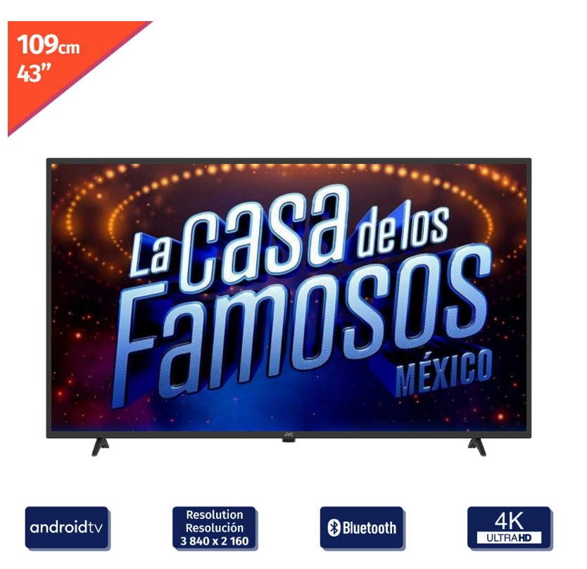 Televisor JVC Google LED 43 pulgadas FHD LT-43KB338