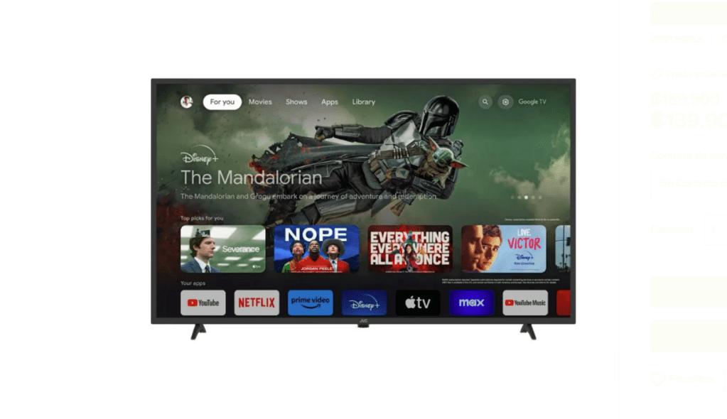 Reseña del JVC Google LED 43″ FHD LT-43KB338: Características, Ventajas y Desventajas