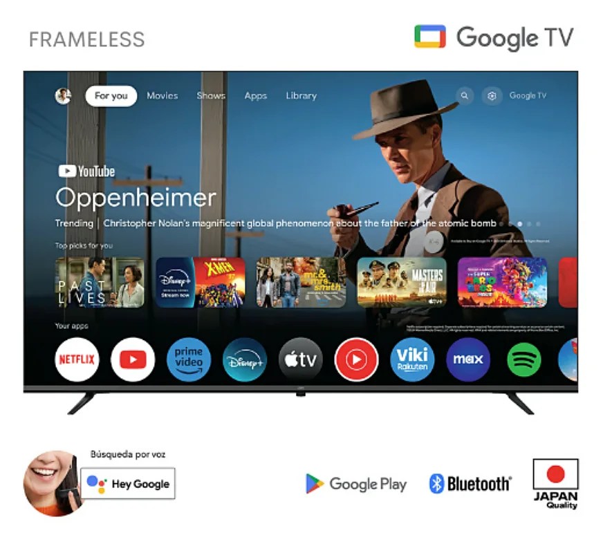 Todo sobre el JVC LT-70KB548: televisor 4K de 70 pulgadas con Google TV, perfecto para hogares prácticos.
