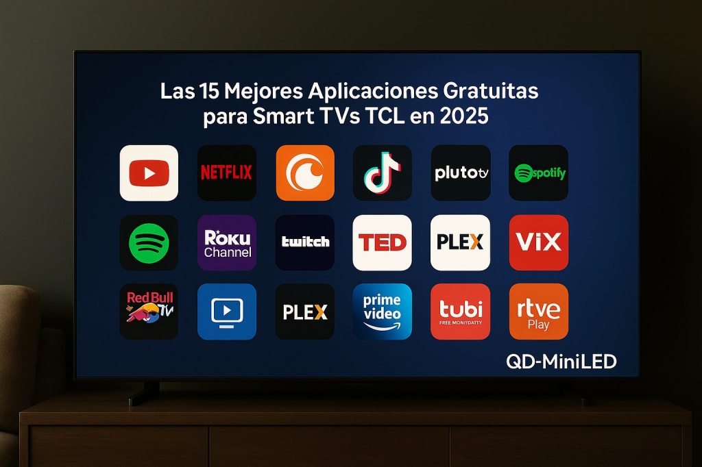 Las 15 Aplicaciones Gratuitas Más Poderosas para Smart TVs TCL en 2025