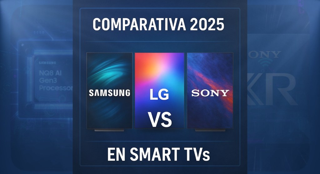 Comparativa Definitiva 2025: Samsung vs LG vs Sony en Smart TVs – ¿Quién lidera el futuro del entretenimiento?