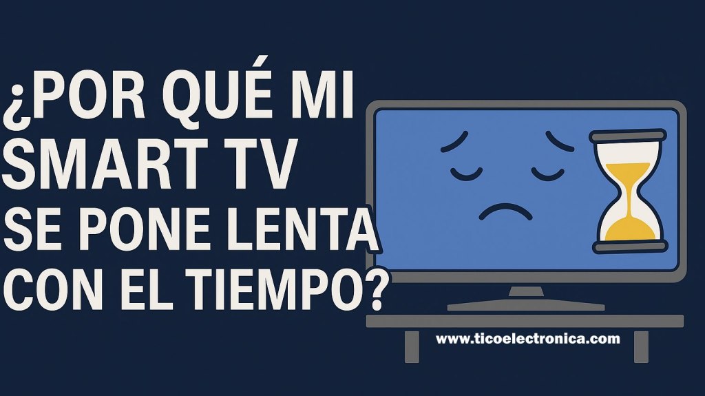 ¿Por qué mi Smart TV se pone lenta con el tiempo?