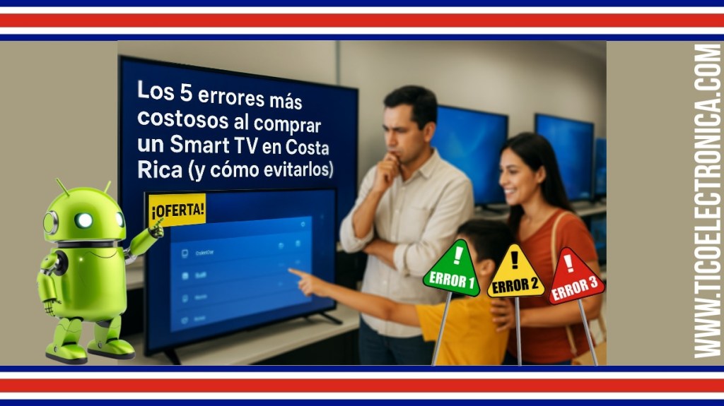 Los 5 errores más costosos al comprar un Smart TV en Costa Rica (y cómo evitarlos)