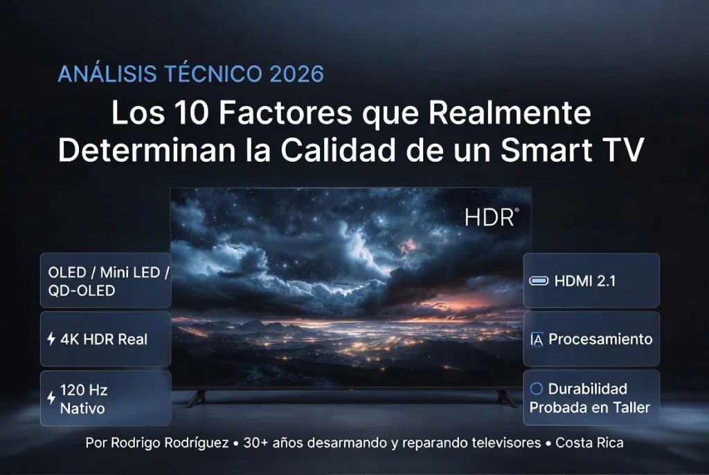 Guía 2025: Los 10 Factores que Realmente Determinan la Calidad de un Smart TV – Actualizada&nbsp;2026