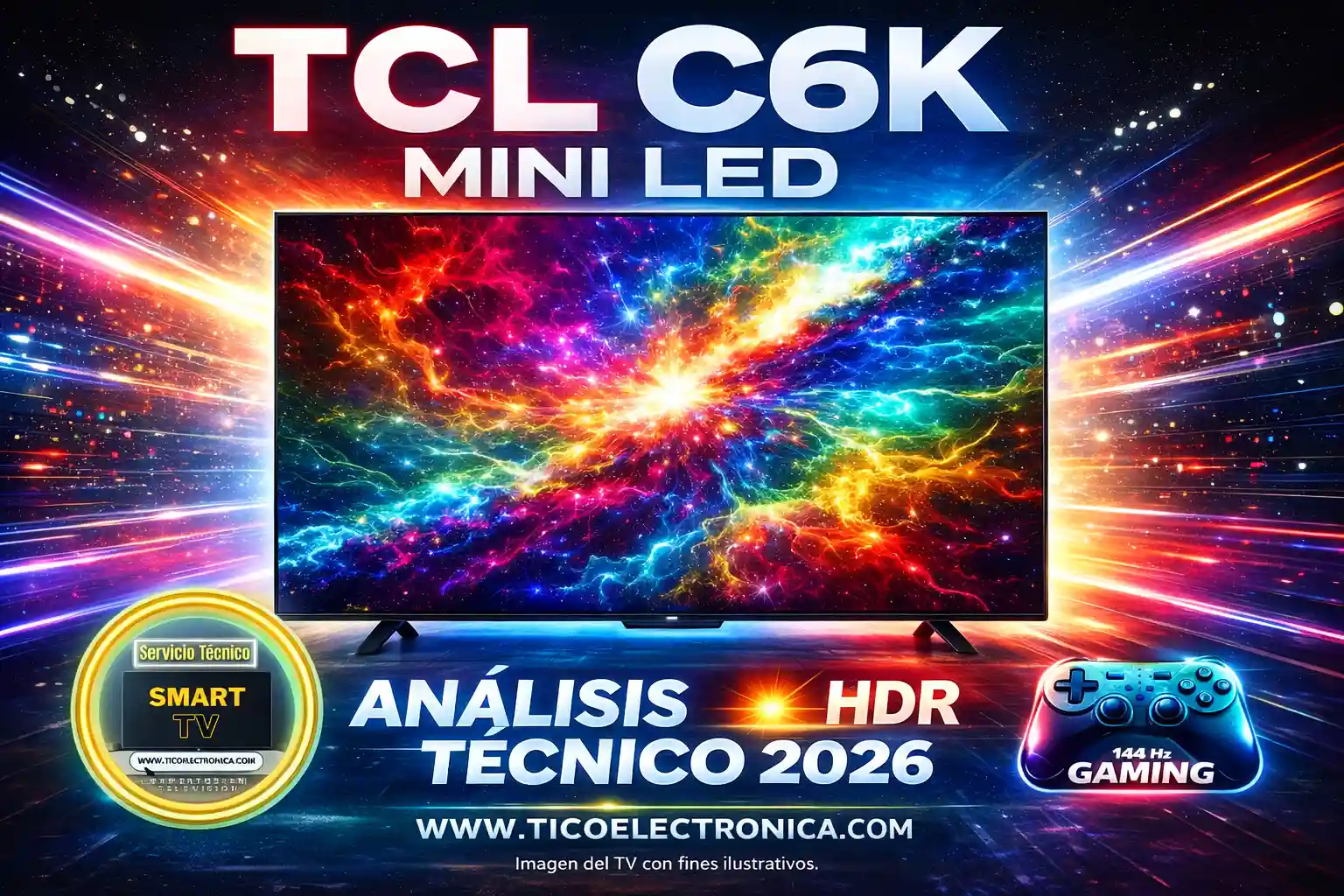 TCL C6K Mini LED Smart TV: Análisis Técnico Profesional 2026, Rendimiento Real y Lo Que el Marketing No Dice
