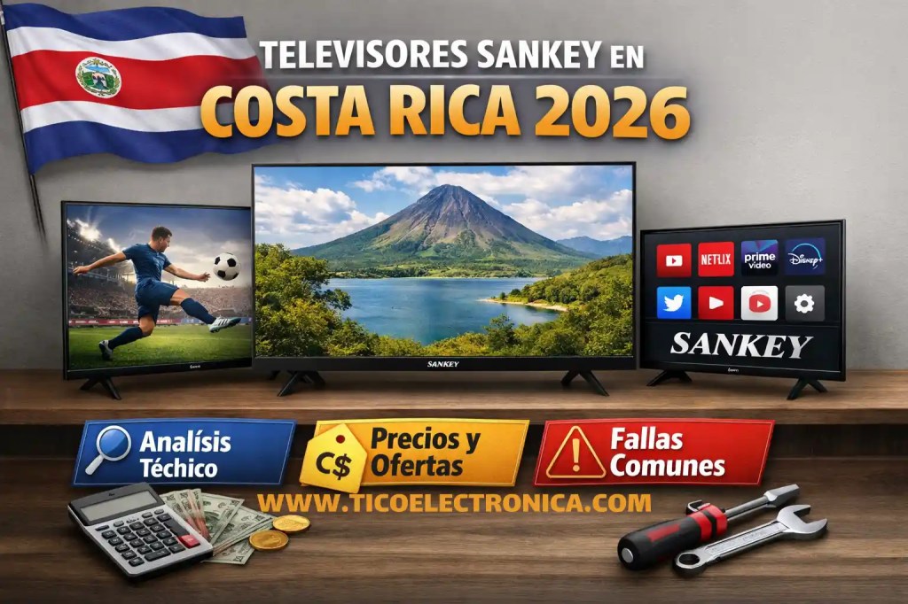 Televisores Sankey en Costa Rica 2026 – análisis técnico, precios y fallas comunes