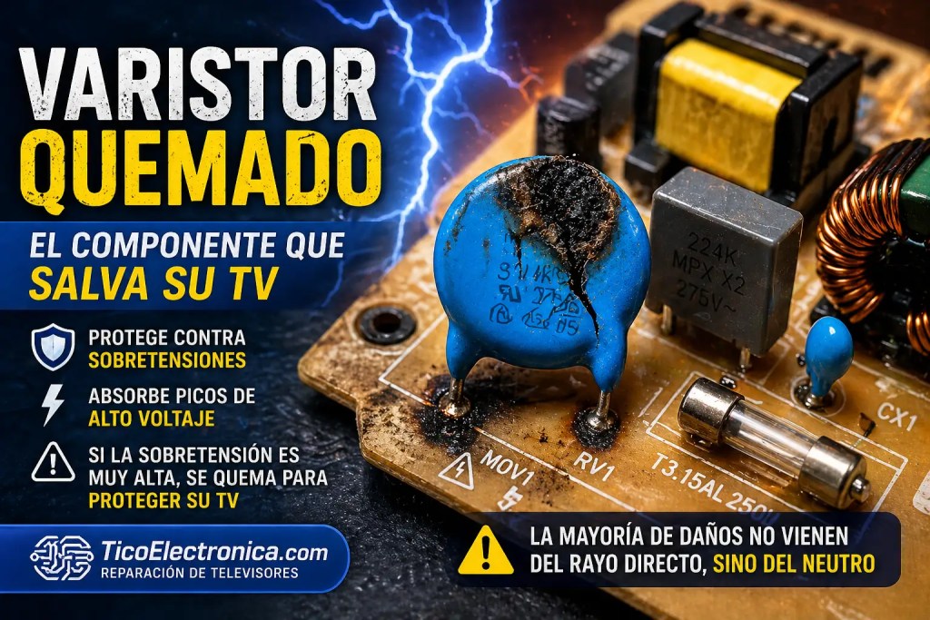Qué es un varistor y para qué sirve en TV | Guía 2026
