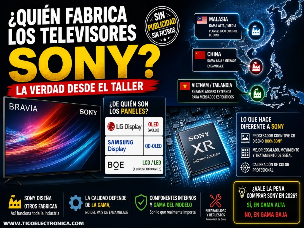 Sony y la Verdad Detrás de sus Televisores: ¿Qué Debe Saber?