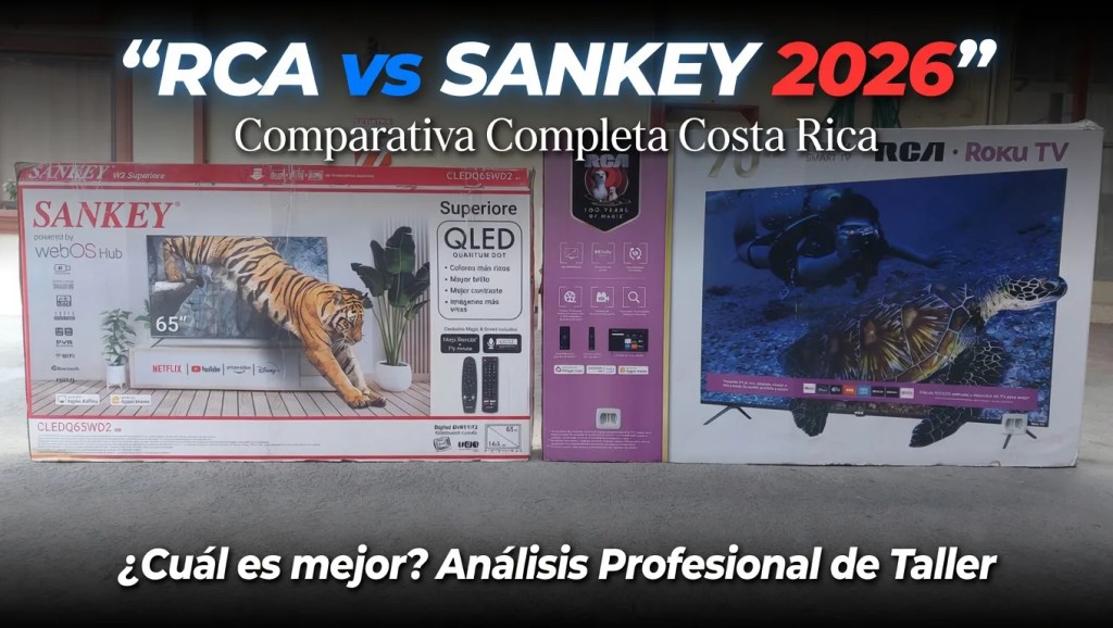 RCA vs Sankey 2026 Costa Rica: Comparativa completa de televisores económicos