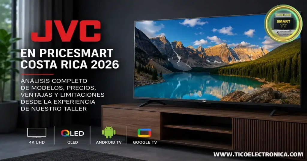 Televisores JVC Costa Rica 2026: guía de compra y análisis