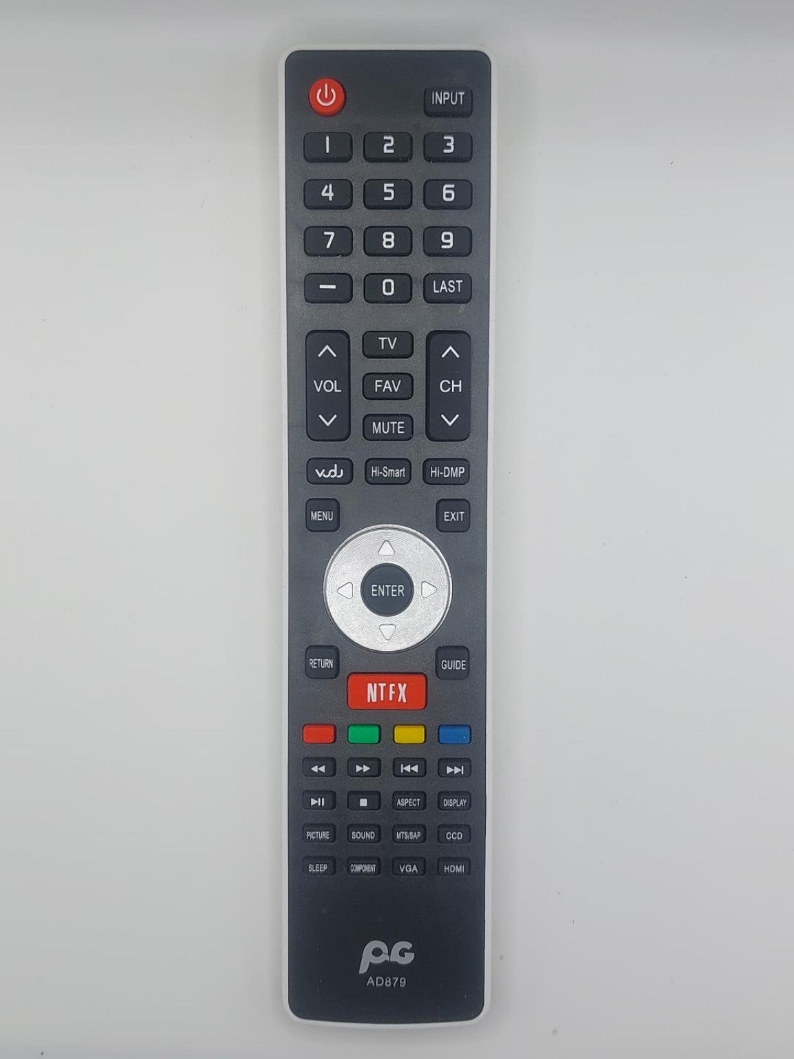 Control remoto Hisense AD879 para Hi-Smart y Hi-DMP