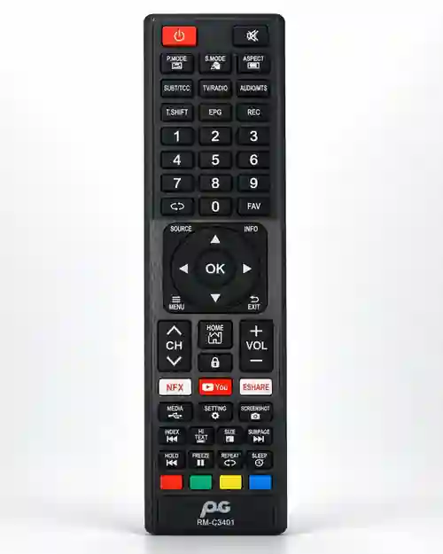 Control remoto RM-C3401 compatible con determinados televisores JVC y Sankey