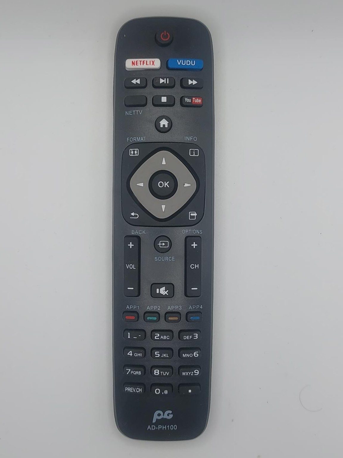 Control remoto Philips AD-PH100 para pantallas Smart TV PFL F7