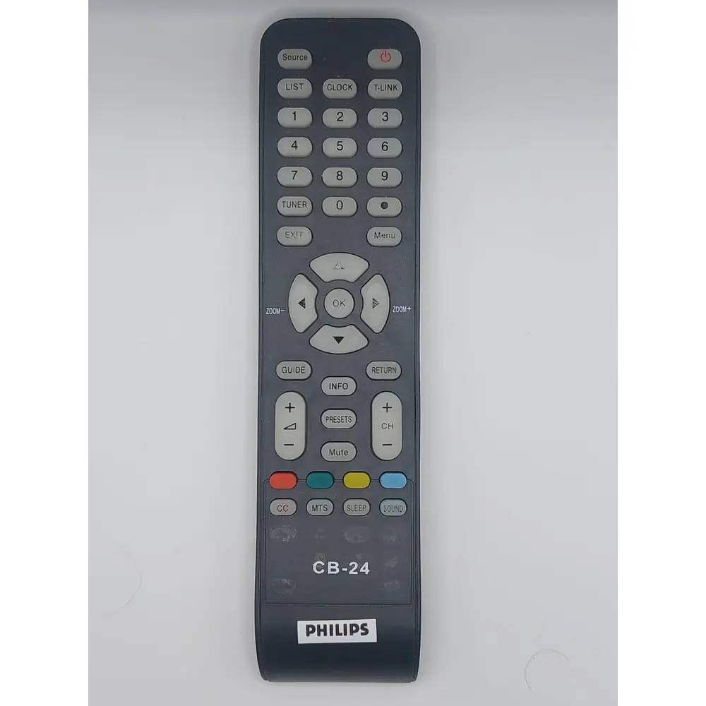 Control remoto Philips CB-24 visto de frente